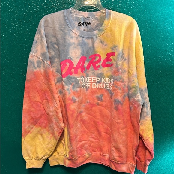 DARE Tops - Colorful Tie-Dye DARE Sweatshirt